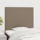 Kopfteile 2 Stk. Taupe 80x5x78/88 cm Stoff