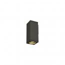 ARDEBO.de SLV THEO WALL Outdoor Wandleuchte, QPAR51, eckig, anthrazit, max. 35W (229525)