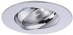 ARDEBO.de Brumberg LED-Einbauleuchte, 350mA, 5,5W, 3000K, rund, Nickel matt (12277153)