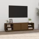 TV-Schrank Honigbraun 156x40x40 cm Massivholz Kiefer