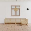 5-tlg. Garten-Lounge-Set Massivholz Kiefer