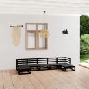 7-tlg. Garten-Lounge-Set Massivholz Kiefer