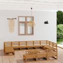 14-tlg. Garten-Lounge-Set Massivholz Kiefer