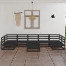 8-tlg. Garten-Lounge-Set Massivholz Kiefer