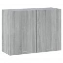 Hängeschrank Grau Sonoma 80x31x60 cm Holzwerkstoff