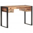 Schreibtisch 110x50x76 cm Massivholz mit Palisander-Finish  