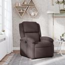 Relaxsessel Dunkelbraun Stoff