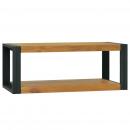 Wand-Badregal 90x45x35 cm Massivholz Teak