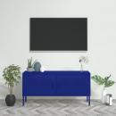 TV-Schrank Marineblau 105x35x50 cm Stahl    