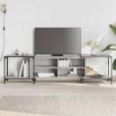 TV-Schrank Grau Sonoma 203x37x50 cm Holzwerkstoff