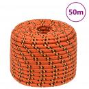 Bootsseil Orange 14 mm 50 m Polypropylen