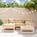 5-tlg. Garten-Lounge-Set Massivholz Kiefer