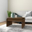 Couchtisch Braun Eichen-Optik 68x50x38 cm Holzwerkstoff