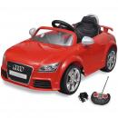 Aufsitzauto für Kinder Audi TT RS mit Fernsteuerung Rot