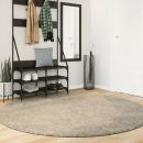 Teppich ISTAN Hochflor Glänzend Beige Ø 200 cm