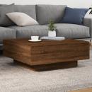 Couchtisch Braun Eichen-Optik 80x80x31 cm Holzwerkstoff