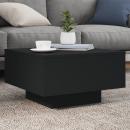 Couchtisch Schwarz 55x55x31 cm Holzwerkstoff