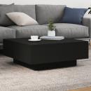 Couchtisch Schwarz 80x80x31 cm Holzwerkstoff