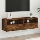 TV-Wandschrank Räuchereiche 100x30x30 cm Holzwerkstoff