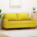 2-Sitzer-Sofa Gelb 140 cm Samt