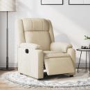 Relaxsessel Elektrisch Creme Stoff