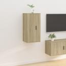 TV-Wandschrank Sonoma-Eiche 40x34,5x80 cm