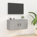 TV-Wandschrank Betongrau 80x34,5x40 cm