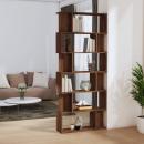 Bücherregal/Raumteiler Braun Eiche 80x24x192 cm Holzwerkstoff