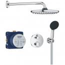 ARDEBO.de GROHE Precision Thermostat Duschsystem, Quickfix, Unterputz, mit Vitalio Start 250, chrom (34883000)