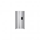 ARDEBO.de PKM SBS444EIXWD Stand Side-by-Side Kombination, 90 cm breit, 439 L, NoFrost, regelbares Thermostat, Wasserspender, Wassertank, Holiday-Modus, Edelstahloptik