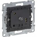 Legrand SEANO Einsatz elektronisches Fussbodenthermostat, 1 potentialfreier Schließer, Schaltstrom: 16A cos phi = 1, mit 4m Fernfühler (765052)