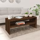 Couchtisch Braun Eichen-Optik 100x40x40 cm Holzwerkstoff