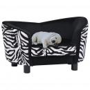 Hundesofa Schwarz 68x38x38 cm Plüsch 