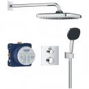 ARDEBO.de GROHE Precision Thermostat Duschsystem, Quickfix, Unterputz, mit Vitalio Comfort 250, chrom (34882000)