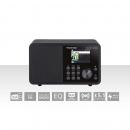 DIRA M 1 A Mobiles EWF Batteriebetriebenes Mono-Multifunktionsradio DAB+ / FM / Internet / Bluetooth Schwarz