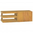 Wand-Badschrank 90x40x30 cm Massivholz Teak