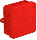 ARDEBO.de OBO Bettermann A11/HF RO Kabelkasten 85x85x40, rot (2000164), 10 Stck.