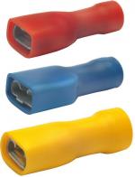 ARDEBO.de Klauke 830/1AV Flachsteckhülsen PVC-isoliert, 1,5-2,5 mm², blau, 100 Stck.