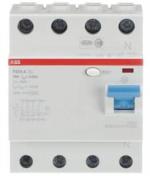 ARDEBO.de ABB F204A-25/0,03 FI-Schalter, 25A/0,03mA, 4-Polig, Typ A (2CSF204101R1250)