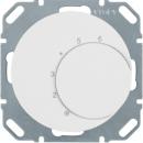 Berker 20262089 Temperaturregler mit Wechsler und Zentralstück, R.1/R.3, polarweiß glänzend