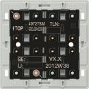 KNX Tastsensor-Modul mit integriertem Busankoppler Standard, 2fach, FD Design, Jung 4072TSM