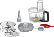 ARDEBO.de Bosch MUZ9VLP1 VeggieLove Plus, Multimixer inkl. 3 Scheiben, Zitruspresse, weiß/silber