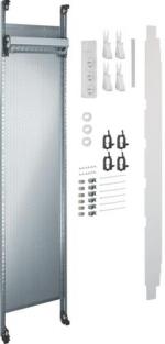 Hager UF411NW Komplettfeld Multimedia, univers Z, Höhe 1200mm, 1-feldig, mit 6xPatchmodulen RJ45