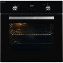 ARDEBO.de Exquisit EBE657-U-020 Einbaubackofen, 60 cm breit, 59L, Timer, 6 Funktionen, Grill, Kühlventilator, Schwarz