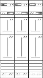 ARDEBO.de Eaton ZSD-Z39A1075 Zählerfeld, 3-feldrig, vorbereitet, Version Z39A1075 (230816)