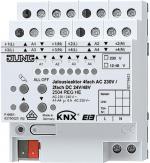 ARDEBO.de Jung 2504REGHE KNX Jalousieaktor 4fach AC 230 V, 2fach DC 12-48 V, REG Reiheneinbaugeräte