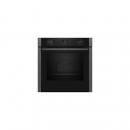 Neff B3ACE2AG0 N50 EEK: A Einbaubackofen, 60 cm breit, 71 L, 3D Heißluft, Grillfunktion, LCD Display, 7 Heizarten, Graphite-Grey