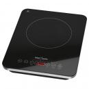 ProfiCook PC-EKI 1062 Induktions-Einzelkochplatte, 2000 W, ECO-Save, 3 LED-Kontrollleuchten, 180-Minuten Timer schwarz/silber (501062)