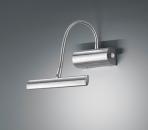 Trio Curtis A++ LED Wandleuchte, 4W, 380lm, 3000K, Nickel matt (279770107)