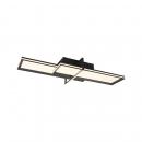 ARDEBO.de Trio Charleston Deckenleuchte, LED, 1 x 22W, 1 x 13,5W, 3000K, anthrazit (672110542)